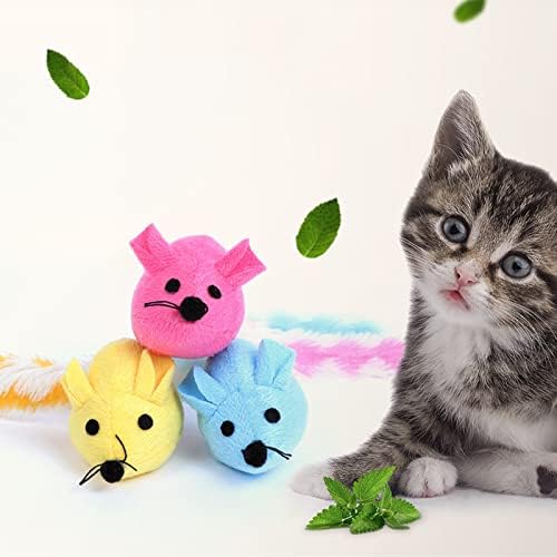 צעצועים לחתולים של הונראנה, צעצועי לקיעת שיניים בריאים לחתלתול לחתולים וחתלתולים, צעצוע חתול חמוד נוחות