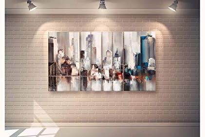 מעצב Casperme אמנות מודרנית קונספט חדש גריל בגודל גדול ציור קיר לחדרים, משרד, סלון וכו 'עם אפקט נוצץ מצופה