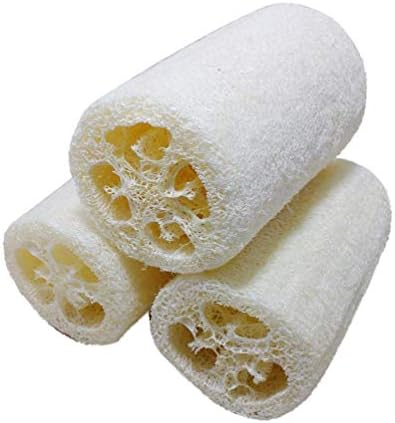 Angoter Hame Home Natural Loofah Bath עור גוף פילינג פילינג מקלחת ספוג מברשות כרית קרצוף