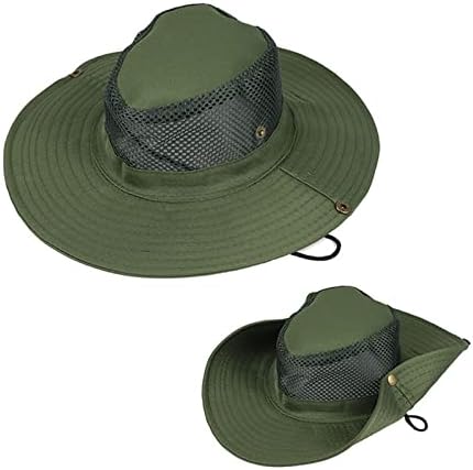רשת מוצקה שמש רחבה שוליים כובע פנמה פדורה כובע שרוך כובע דיג קל משקל קל מתכוונן קלאסי
