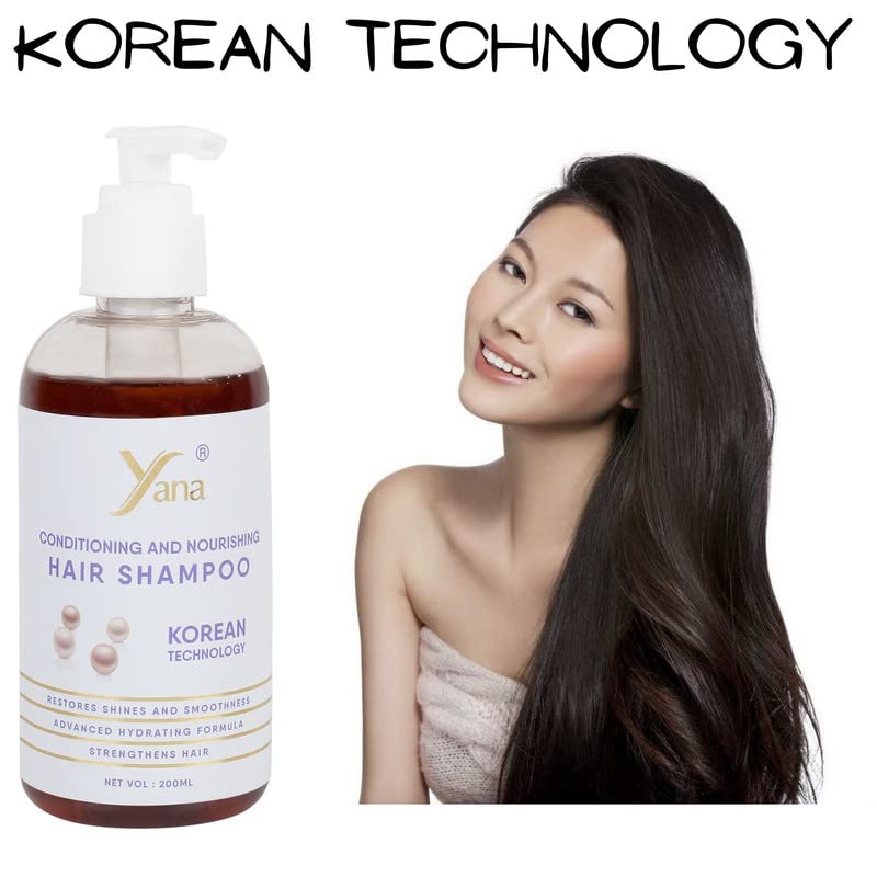 שמפו שיער של יאנה עם טכנולוגיה קוריאנית שמפו טבעי לילדים צמיחת שיער