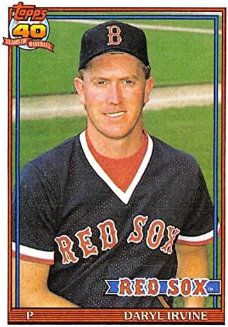 1991 Topps 189 DARYL IRVINE NM-MT RC ROKIE RED SOX