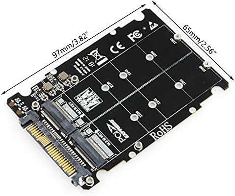 מחברים M. 2 SSD ל האו 2 מתאם 2 ב 1 מ 2 NVMe SATA-אוטובוס SSD ל PCI-e. U 2-SFF-8639 PCIe M2 מתאם ממיר עבור