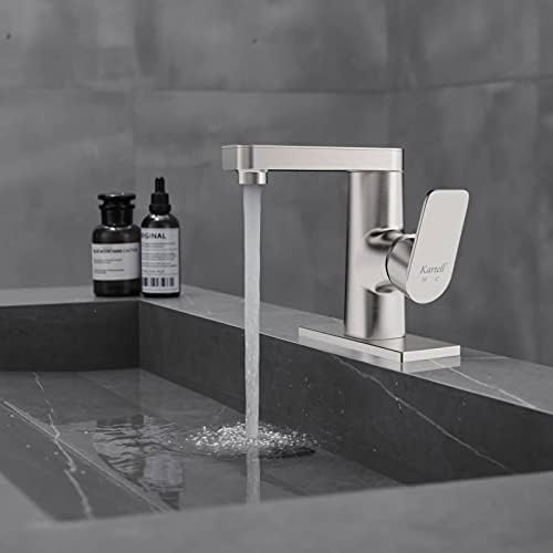 כיור אמבטיה של קרטל ברז ברז-מודרני לכיור אמבטיה ניקל מוברש, ברזי אמבטיה יחידים, ברז כלי לשירותים קרוואנים עם