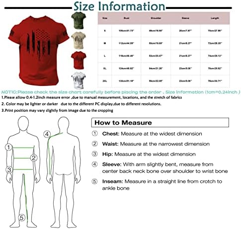 צפותים יולי 4 חולצות לגברים שרוול קצר צווארון דגל אמריקאי חולצות אימון קיץ מזדמן אופנה רזה חולצות