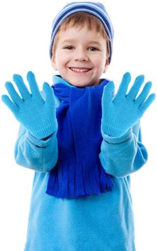 14 זוגות ילדים חורף חם כפפות ילדי לסרוג כפפות צבעוני חורף כפפות עבור בני בנות