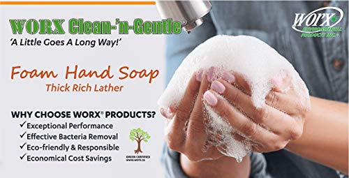 סבון יד של Worx Clean -'n'-Gentle סבון יד 13 גרם. עשירים עשירים, ניחוח פירות יער חלק משיי וקליל