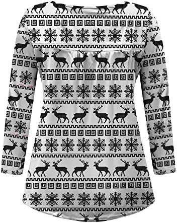 דנורי לחג המולד לחג המולד של דנורי כפתור חולצות y2k חולצות סוודר צוות צוואר צוואר שרוול ארוך