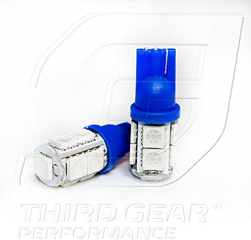 TGP T15 Blue 9 LED SMD 5050 טריז הפוך/גיבוי נורות נורות 2007-2010 תואם למצפן ג'יפ