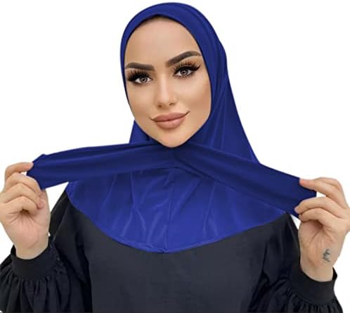 אופנה מוסלמית חיג 'אב לנשים מיידי הצמד אטב חיג' אב פנימי כובע מלא כיסוי ראש כורכת צעיף האיסלאם