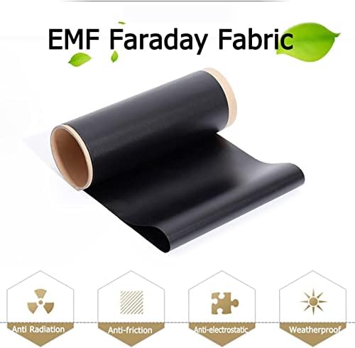 בד AMNOOL FARADAY, בד הגנת EMF אנטי קרינה אות חוסם בד לבידוד EMI Wifi RF הגנה על קרינת מעבדה מגנטית