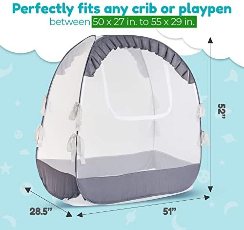 תינוק עריסה אוהל-תינוק עריסה נטו כדי לשמור על תינוק בעריסה כיסוי כדי לשמור על תינוק מפני טיפוס החוצה-עריסה אוהל