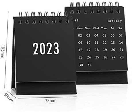 2023 לוח סטנד-אפ שולחני מיני לוח השנה של 2023 אג'נדה לשנה ללימון בית, משרד ובית ספר.