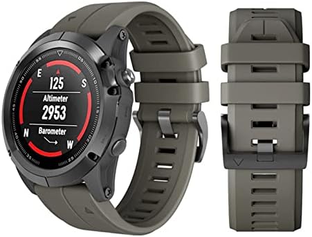 CEKGDB 26 22 ממ סיליקון שעון שעון עבור Garmin Fenix ​​6x 6Pro Watch שחרור מהיר רצועת רצועת כף יד קלה