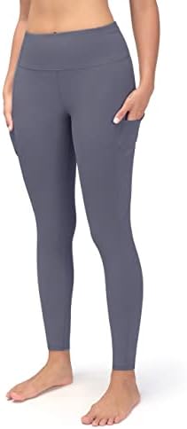 חותלות אימון נשים בפיטין עם כיס - מכנסי יוגה באורך קרסול לריצה כושר כושר ספורט