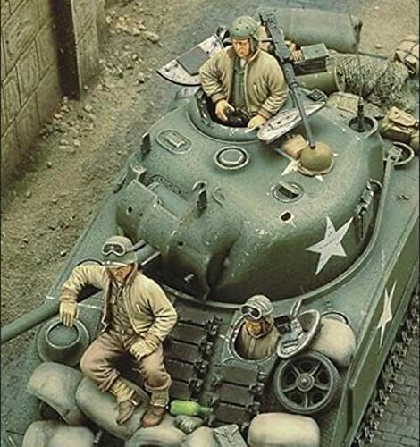 גודמואל 1/35 מלחמת העולם השנייה ארהב טנק חיל שרף חייל דגם ערכת / אינו מורכב ולא צבוע ערכת מיניאטורי / י. ח-3095