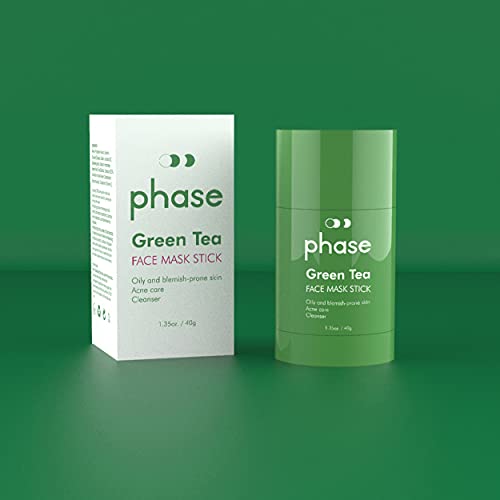 שלב ירוק תה מסכת מקל: אורגני ירוק מסכת מקל עבור פנים ועור, חימר ניקוי עמוק ניקוי עמוק פנים ירוק