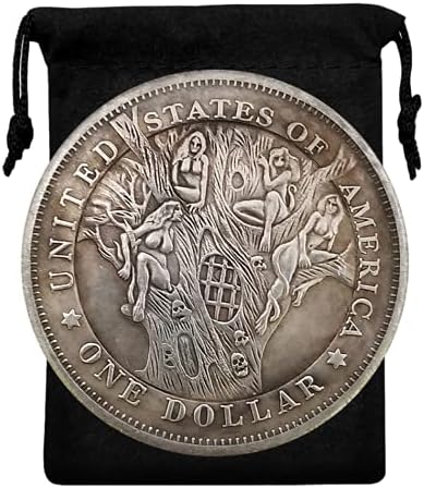 עותק קוקריט 1897 מטבע הובו ארהב - נשים שחיות בקבוצות על עצים העתק מכסף מכסף מורגן דולר מטבע מטבע