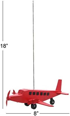 דקו 79 מטוס עץ בלעדי, 18 W x 8 H, אדום