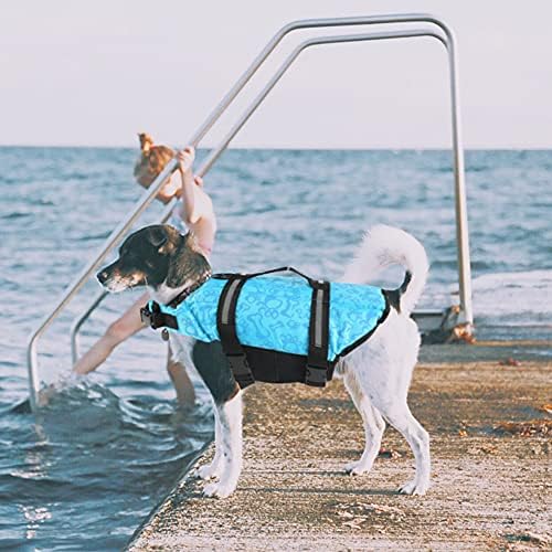 משמר חיי כלבים של Balylas, אפוד הנפקה של כלבים מתכווננים לשחייה, שייט בחוף עם ציפה גבוהה, אפודים