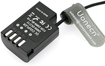 Uonecn D-TAP ל- DMW-DCC12 DC מצמד כבל קפיץ סוללה דמה עבור Panasonic DMC-GH5 GH4 GH3