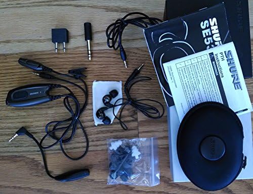 Shure se530 pth צליל מבודד אוזניות עם בקרת דחיפה לשמירה