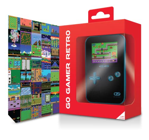 Arcade Go Gamer Portable - מערכת משחק כף יד - 300 משחקי סגנון רטרו - מופעל על סוללה - תצוגת צבע מלא - לחצני