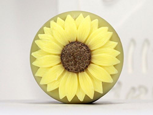 פרח שמש 2 - עובש סבון סיליקון בעבודת יד עובש נרות DIY תבניות מלאכה