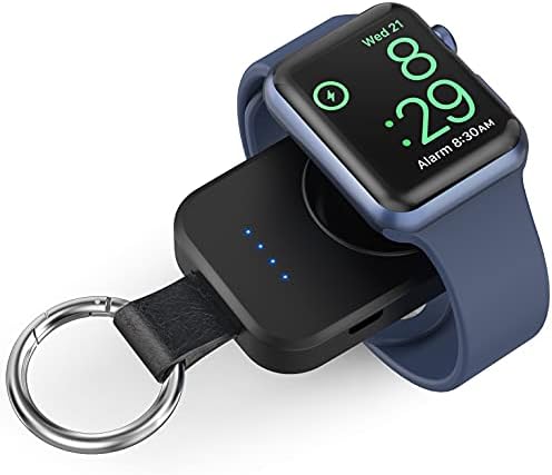 מטען אלחוטי נייד תואם לסדרת Apple Watch 8/UITRA/7/6/5/4/3/2/SE/NIKE, מטען IWatch מגנטי קומפקטי