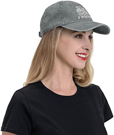 wikjxiz רק הקצה שאני מבטיח כובע אמריקאי כובעי בייסבול בייסבול בוקובוי כובע משאיות שחור של Sunhat לגברים