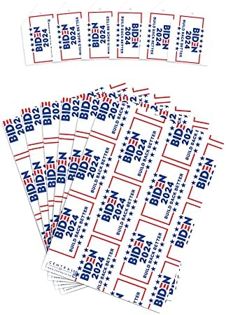 מרכזי 23 מצחיק גלישת נייר-6 גיליונות מתנה לעטוף עם תגים - 'ביידן 2024' - פוליטי סאטירה הומור