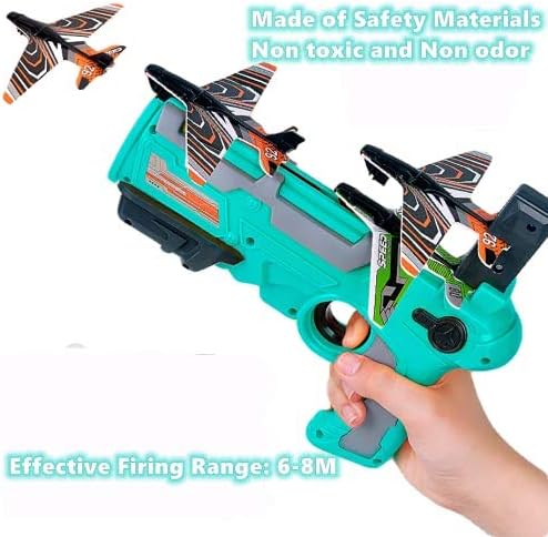 מעוט קצף מטוס מטוס ילדים צעצוע חיצוני נער יד זורק דגם דאון משגר אקדח ג'יירו