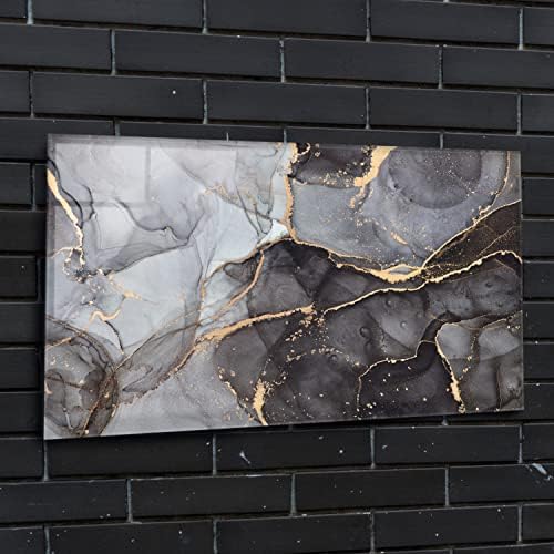 EGD מסגרת זכוכית אקרילית אמנות קיר מודרנית סדרה נוכחית ים - עיצוב פנים NFT - אמנות קיר אקרילי
