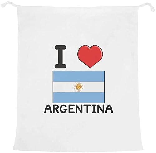 'אני אוהב ארגנטינה' כביסה/כביסה / אחסון תיק