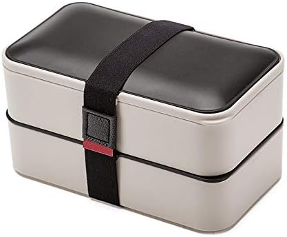 קופסת ארוחת צהריים של Slatiom PP/Silicone 1200ML Bento Boxo עם כלי שולחן ידידותיים לסביבה BPA בחינם בריאה ניידת