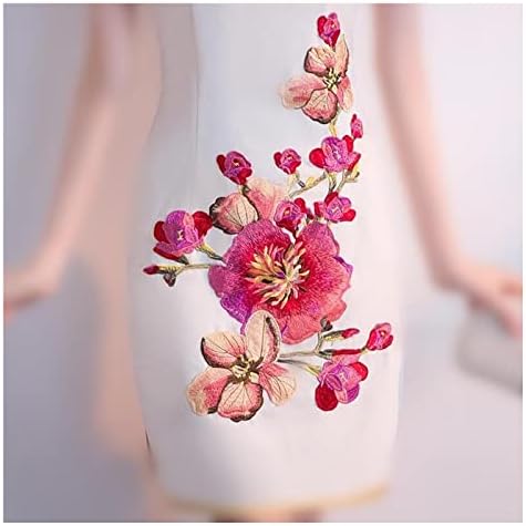 יישום טלאי פרחים, תפור על רקמה טלאי פרחים לבגדי DIY, ג'ינס, מלאכות תפירה