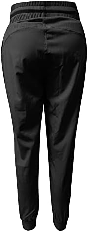 XOOPIT אלסטי רופף מייבב מהיר מכנסי נשים בגדים בכיס זיעה מכנסיים מזדמנים נשים מכנסיים מזדמנים חמים