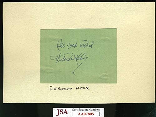 דבורה קר חתמה על חתימת דף האלבום של ג ' יי. אס. איי. איי אותנטית