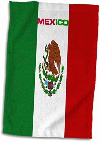 3 דרוז פלורן כל הדברים המקסיקניים - דגל מקסיקו - מגבות