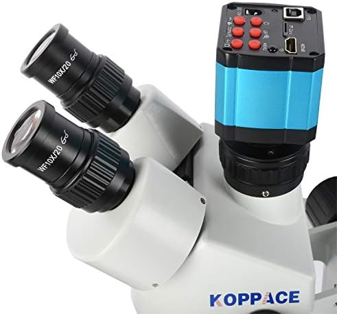 Koppace 3.5x-180X טרינו-סטריאו מיקרוסקופ 21 MP HDMI HD Microscope Microscope Microscope Microscope