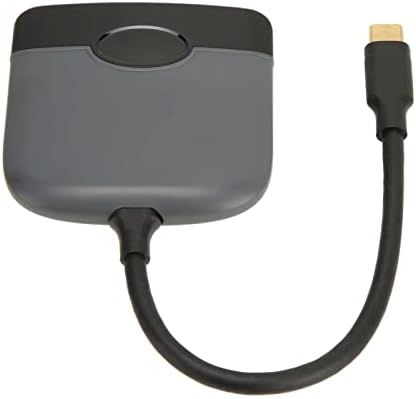 Dauerhaft סוג C ל- HD Multimedia מתאם ממשק, אולטרה HD Plug and Play USB 3.0 3 ב 1 ממיר Multiport AV נייד