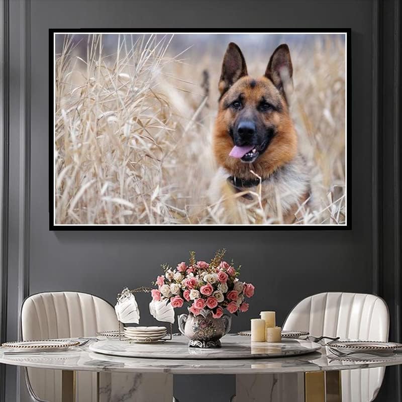 רועה גרמני כלב חיות מחמד חמוד DIY 5D ערכות ציור יהלומים נוף חיה מלאכת אמנויות לאמנויות לדיור ביתי מתנות