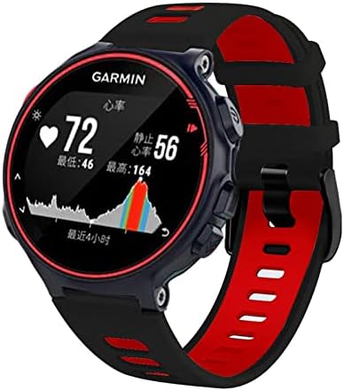 להקות צפייה ב- XJIM עבור Garmin Forerunner 235 רצועות צמיד סיליקון מבשר 220/230/235/620/630/735XT/235