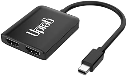 Uptab Mini Displayport ל- HDMI 4K 60Hz מתאם Multi Monitor Splitter, ממיר Mullerter Multi-Stream Transport